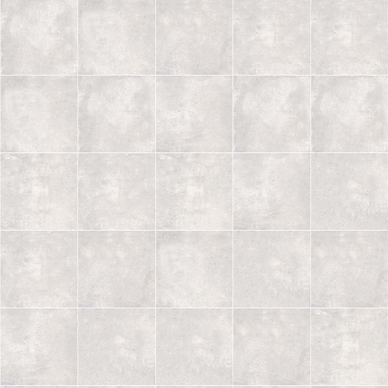 Zoya White Matt Eco Rectified Ceramic Floor Tile 600x600mm A-Grade